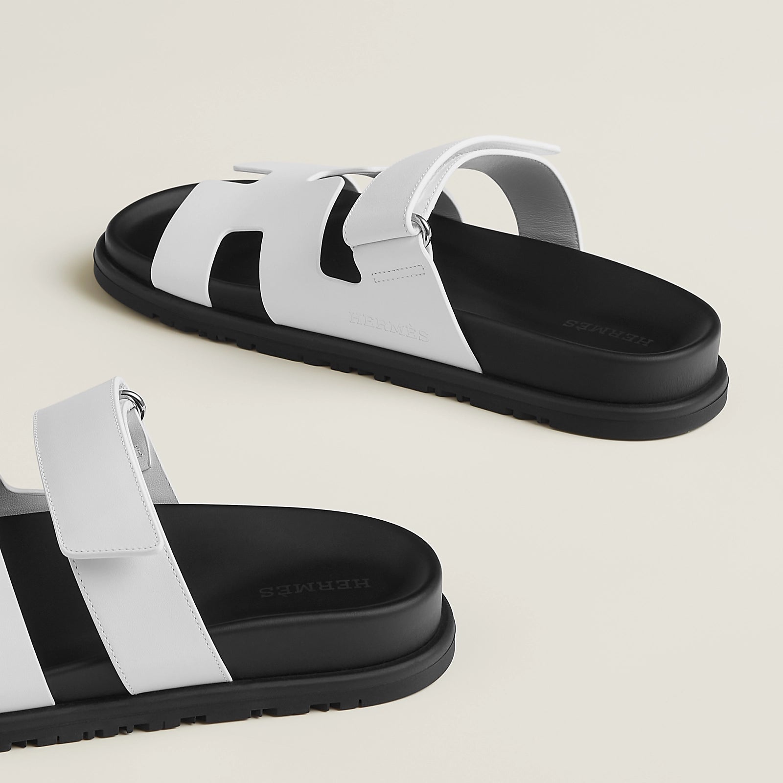 Hermès Chypre Sandal – Buz Beyazı